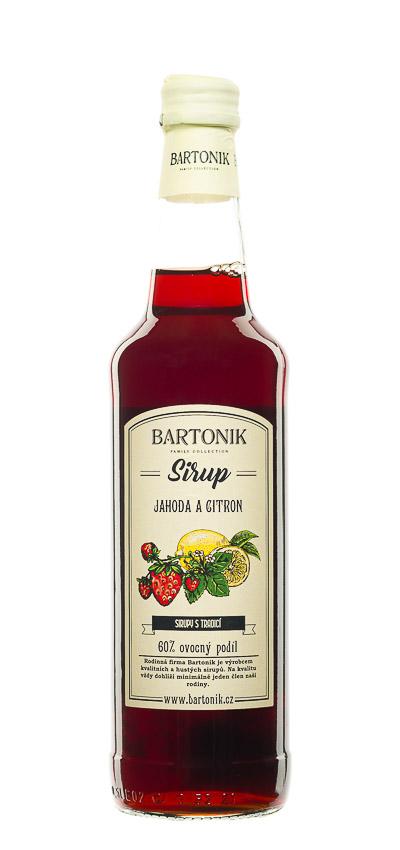 Bartonik Syrup strawberry & lemon 