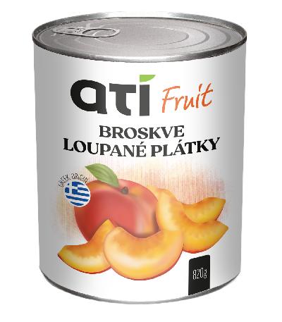 Ati Fruit broskve platky 850ml