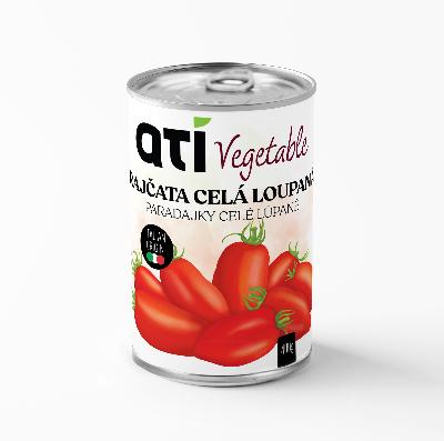 ATI Vegetable rajčata celá loupaná