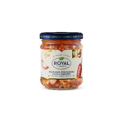 Royal mix chilli papriček a česneku v oleji