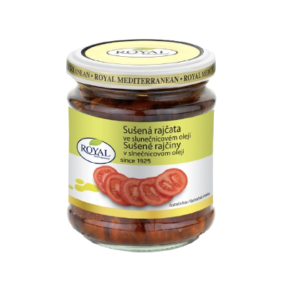Royal sušená rajčata ve slunečnicovém oleji 