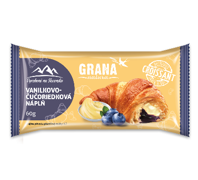 GRANA Croissant vanilka-borůvka