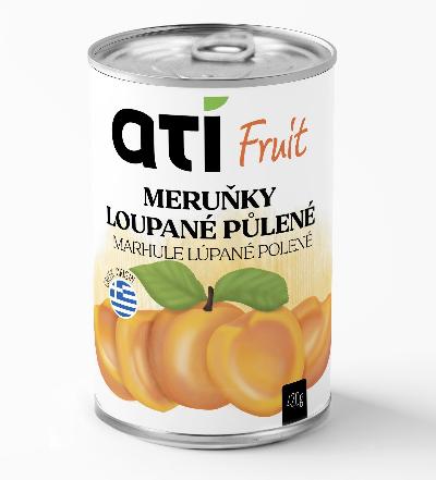 ATI FRUIT meruňky loupané půlené 
