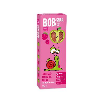 Šnek Bob jablečno-malinové rolky