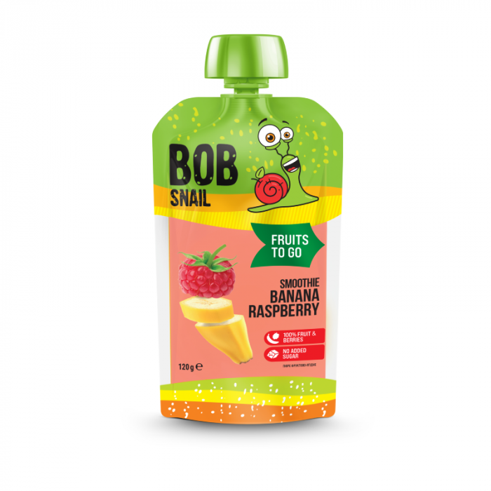 Šnek Bob Smoothie banan-malina 
