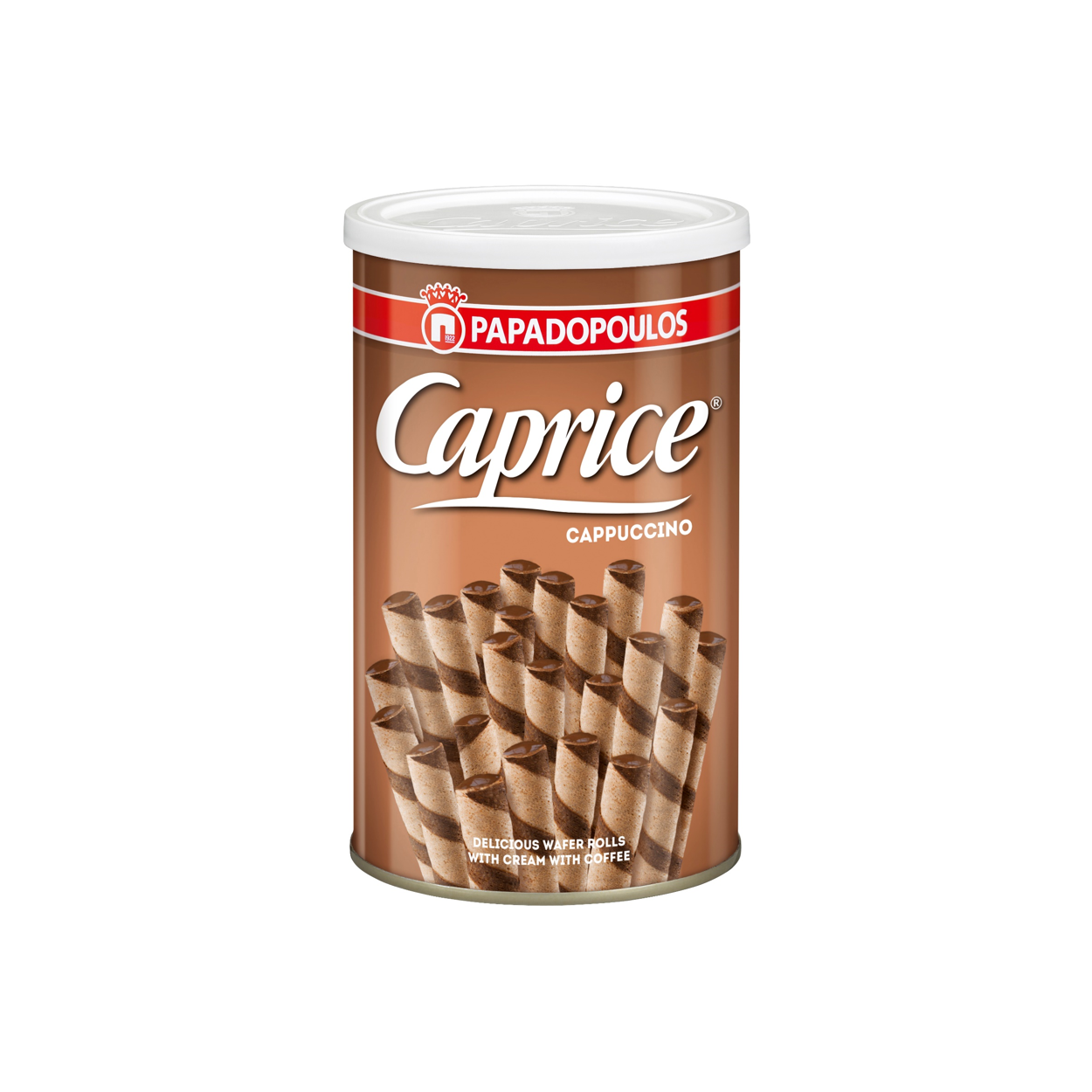 Caprice Cappuccino plněné trubičky