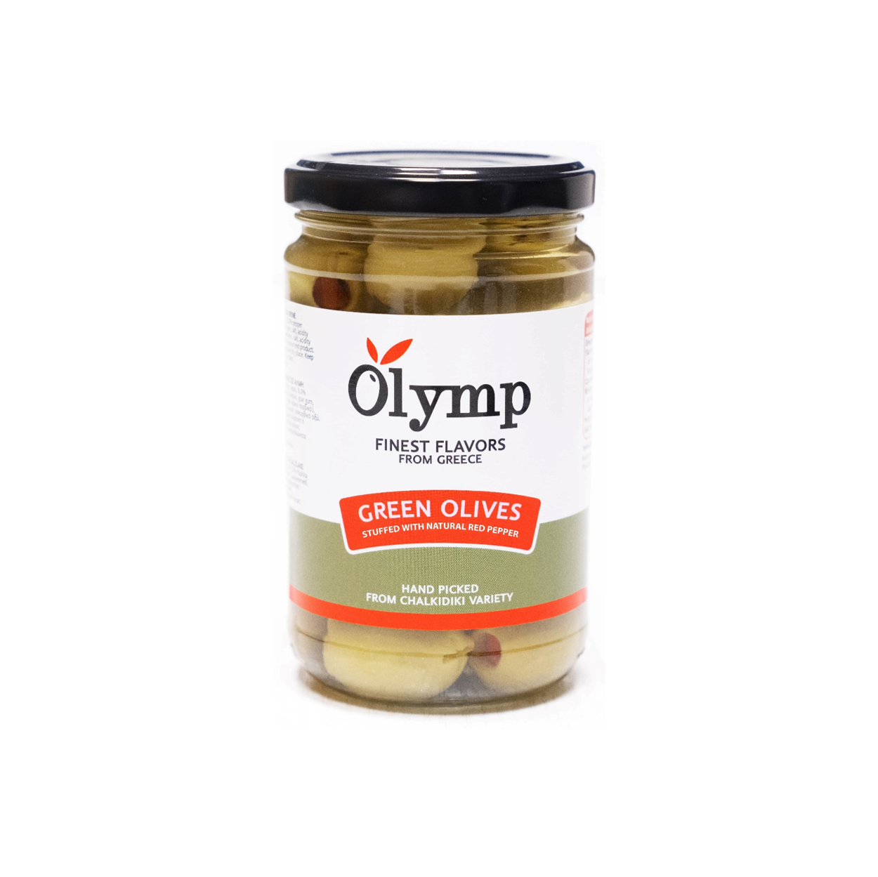 Olymp zelené olivy s paprikou