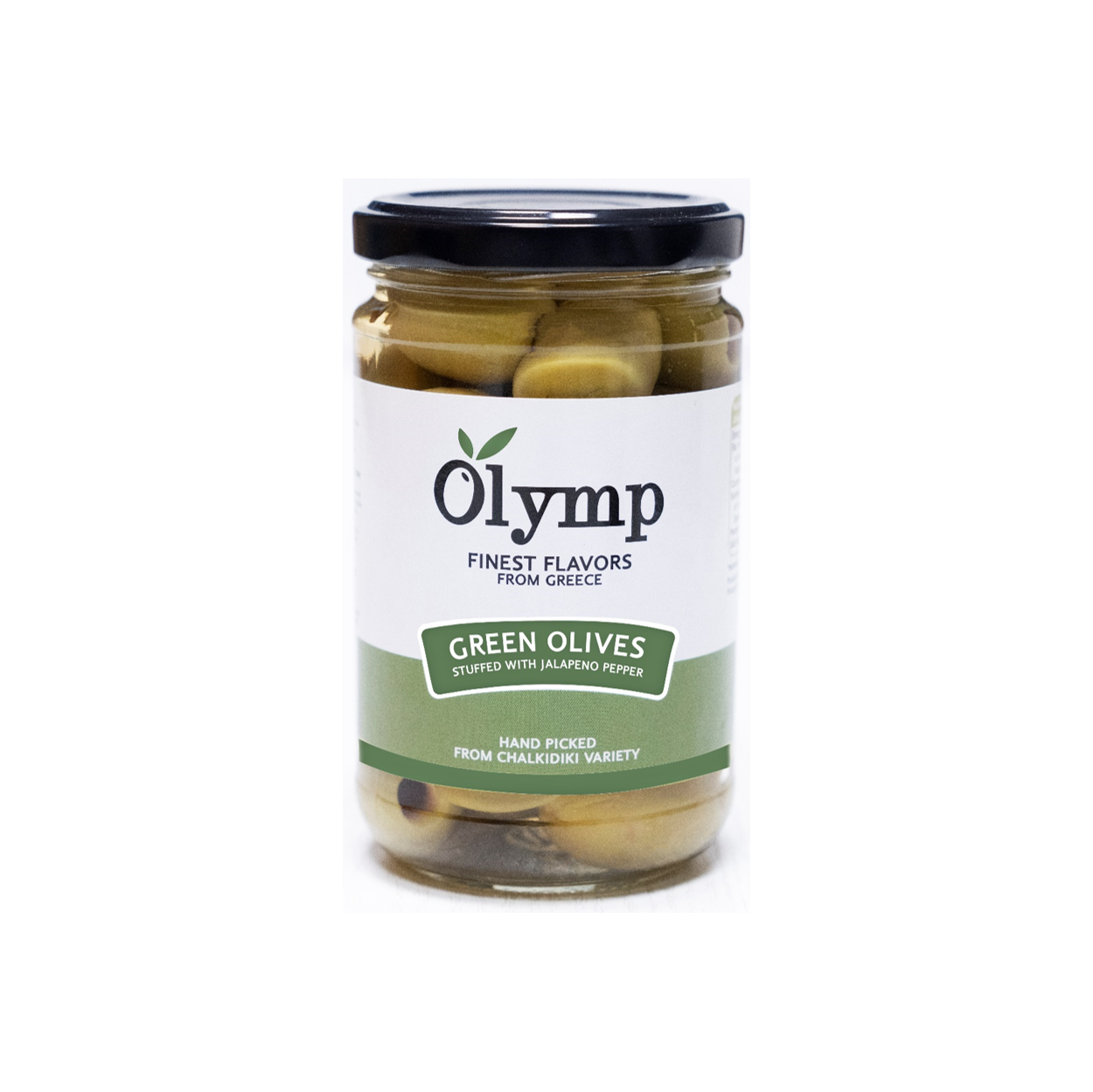 Olymp zelené olivy s jalapeno