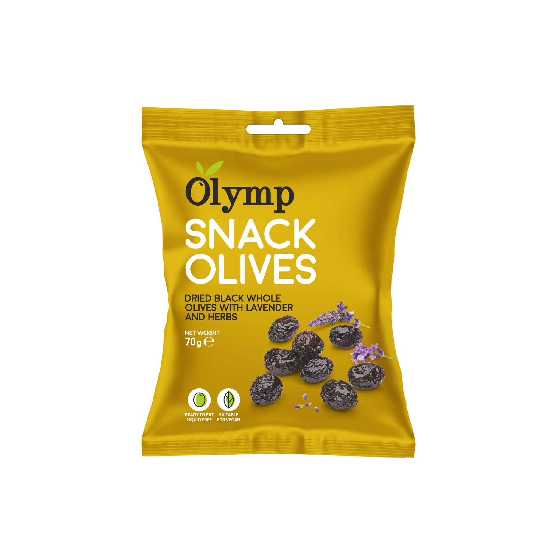 Olymp Snack černé sušené olivy 